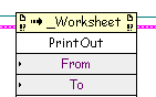 Excel PrintOut